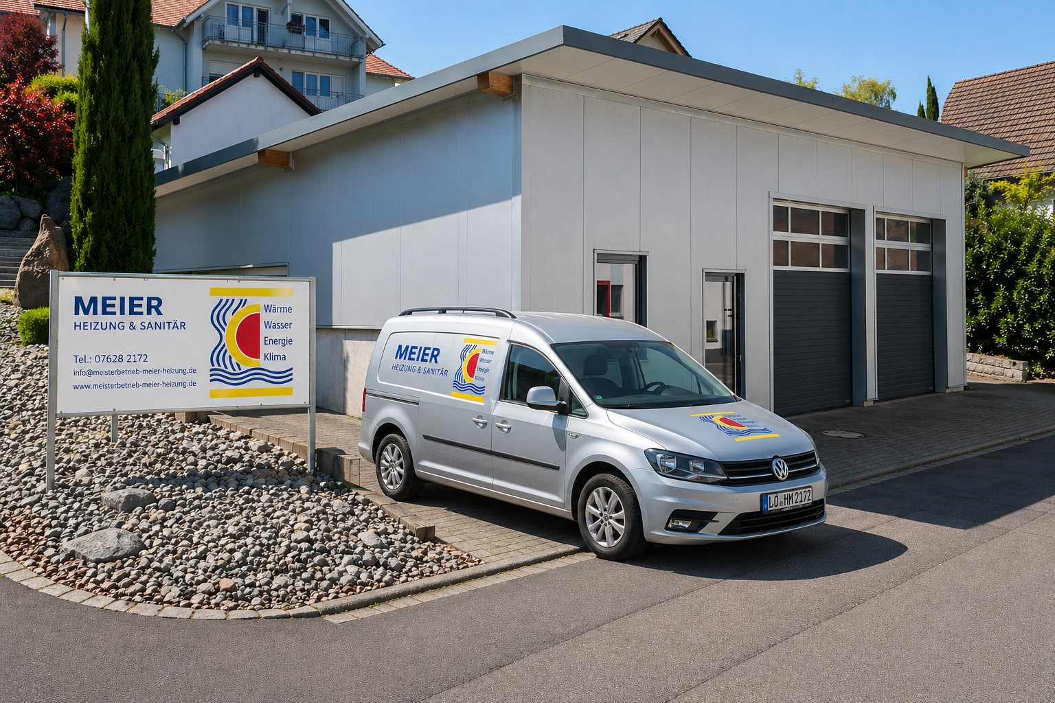 Betriebsgebäude der MEIER Heizung Sanitär Energie in Efringen-Kirchen